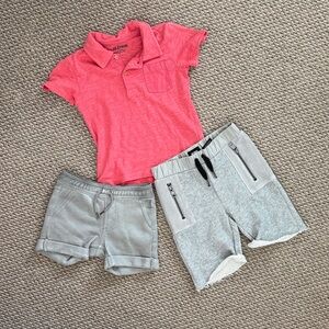 Boy 2T Bundle Hudson shirt, shorts,